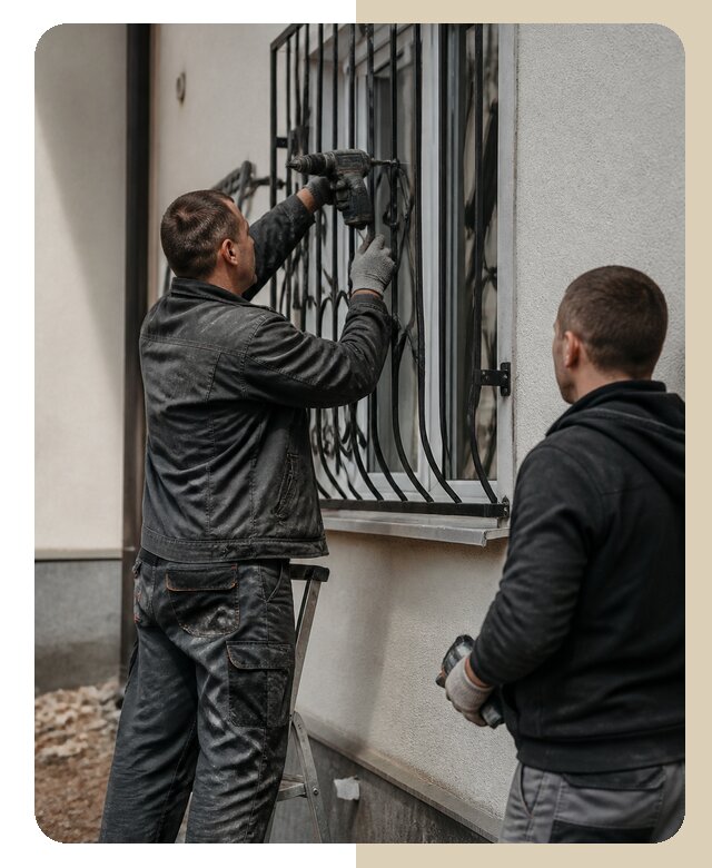 Установка наружных решеток в Заинске от 4983 р. | Дверной